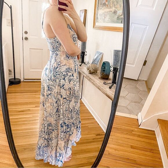 Free People Forever Yours Smocked Maxi Slip Dress - Picture 2 of 8